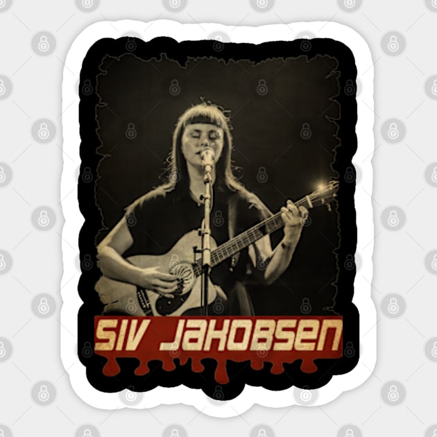 Siv Jakobsen Vintage Sticker by Teling Balak